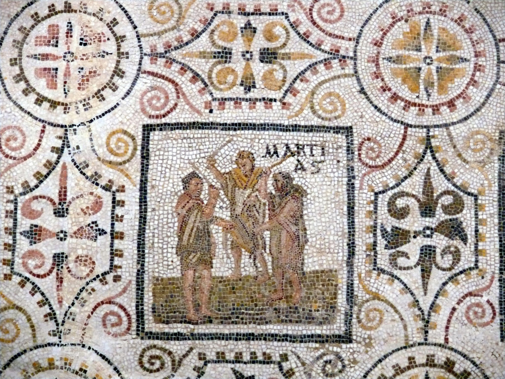 mosaico año romano susa marzo martius